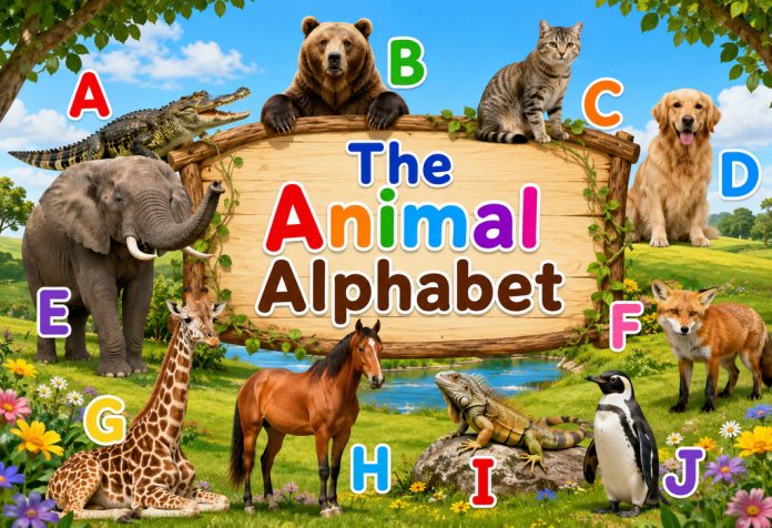 The Animal Alphabet Nursery Rhyme With Lyrics