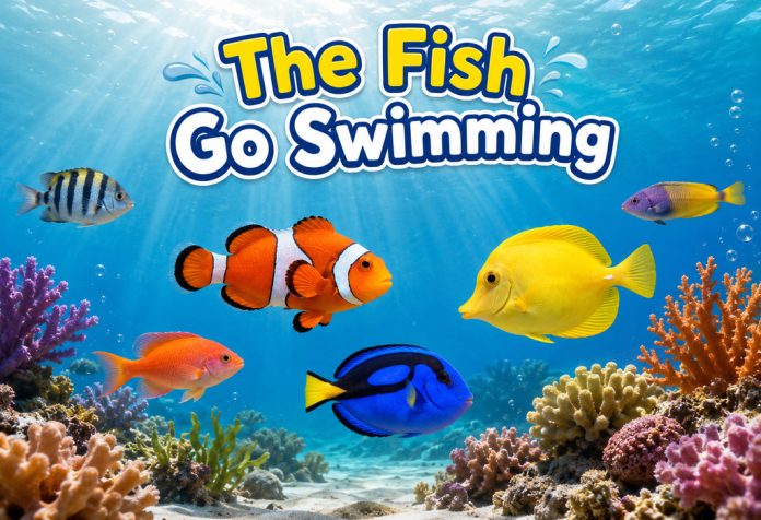 The Fish Go Swimming Nursery Rhyme With Lyrics