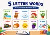 5 Letter Words – Five Alphabet Words for Kids 5 Letter Words - Five Alphabet Words for Kids