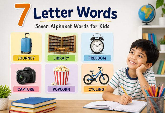 7 Letter Words - Seven Alphabet Words for Kids