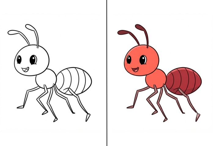 Ant Coloring Pages – Free Printable Worksheets & Pictures
