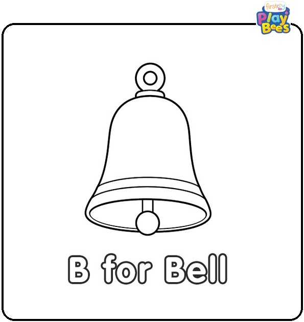 B for Bell Coloring Page B for Bell Coloring Page