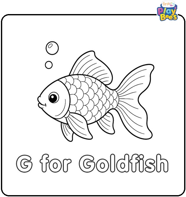 G for Goldfish Coloring Page G for Goldfish Coloring Page