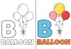 Letter B Coloring Pages – Free Printable Worksheets & Pictures Letter B Coloring Pages – Free Printable Worksheets & Pictures