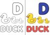 Letter D Coloring Pages – Free Printable Worksheets & Pictures Letter D Coloring Pages – Free Printable Worksheets & Pictures