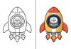Rocket Coloring Pages – Free Printable Worksheets & Images Rocket Coloring Pages – Free Printable Worksheets & Images