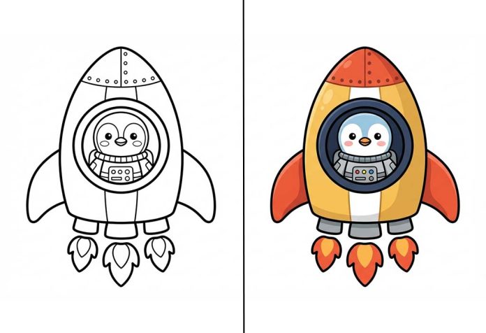 Rocket Coloring Pages – Free Printable Worksheets & Images