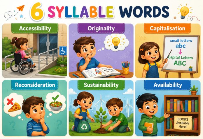 6 Syllable Words Word List, Examples & Activities for Kids