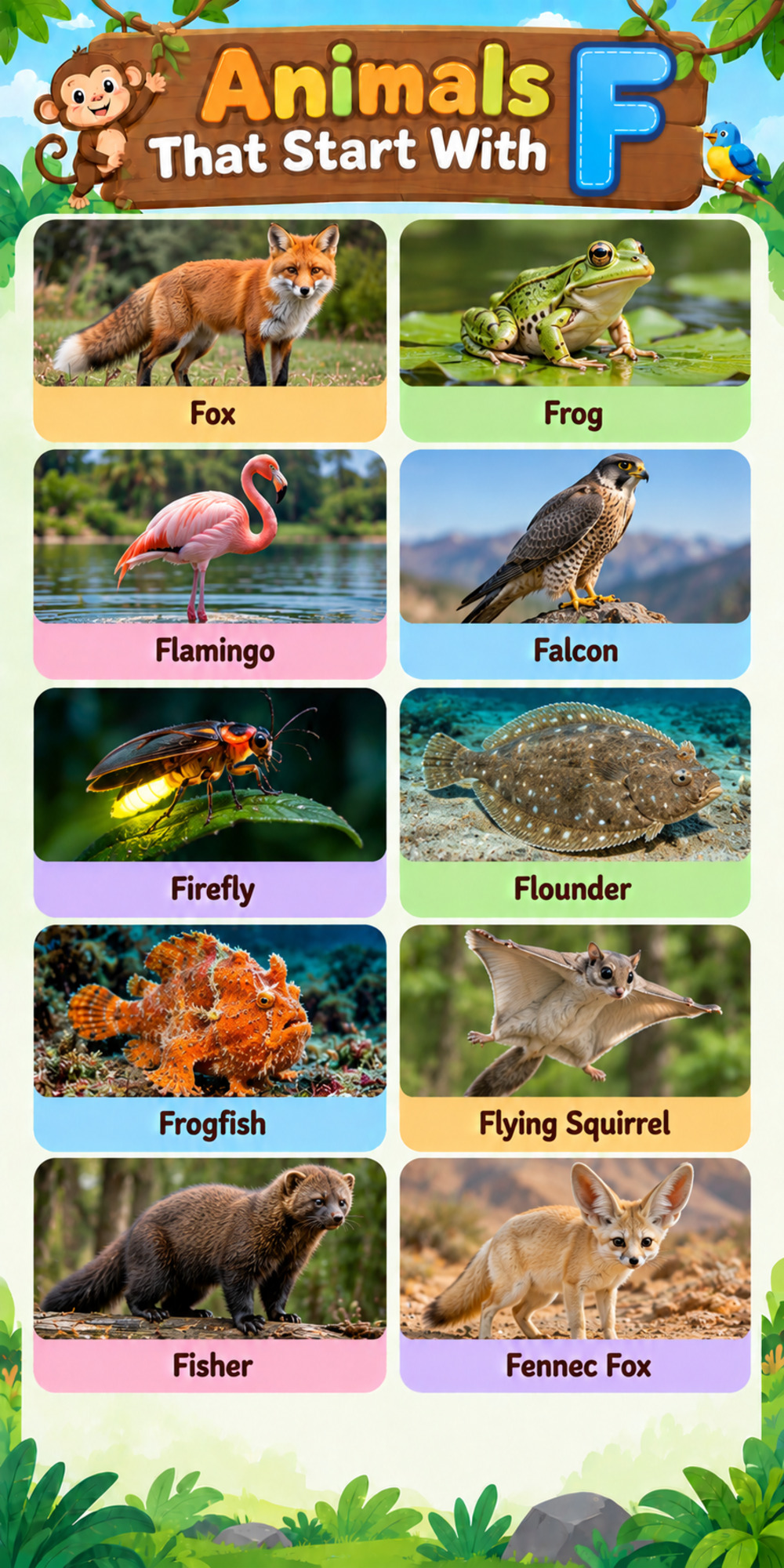 Animals That Start With F Animals That Start With F