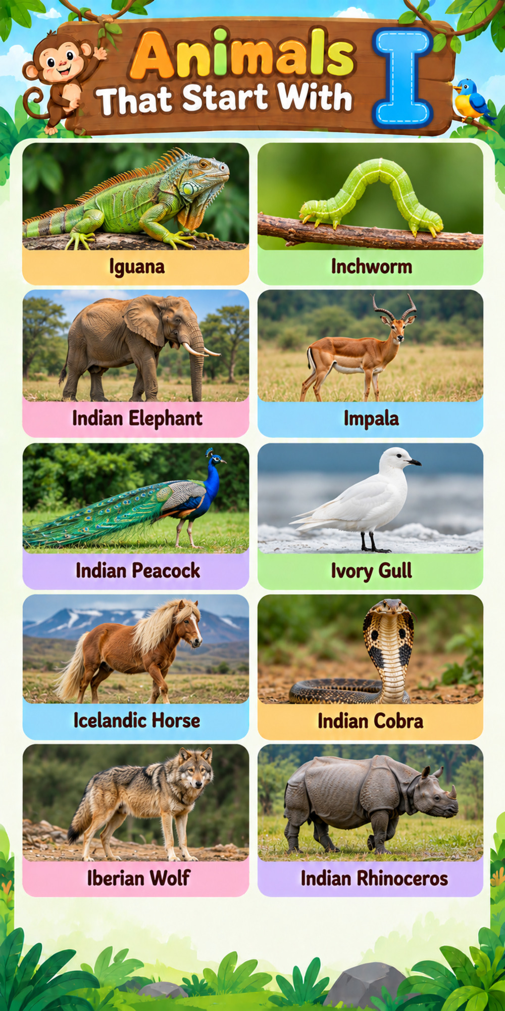Animals That Start With I
