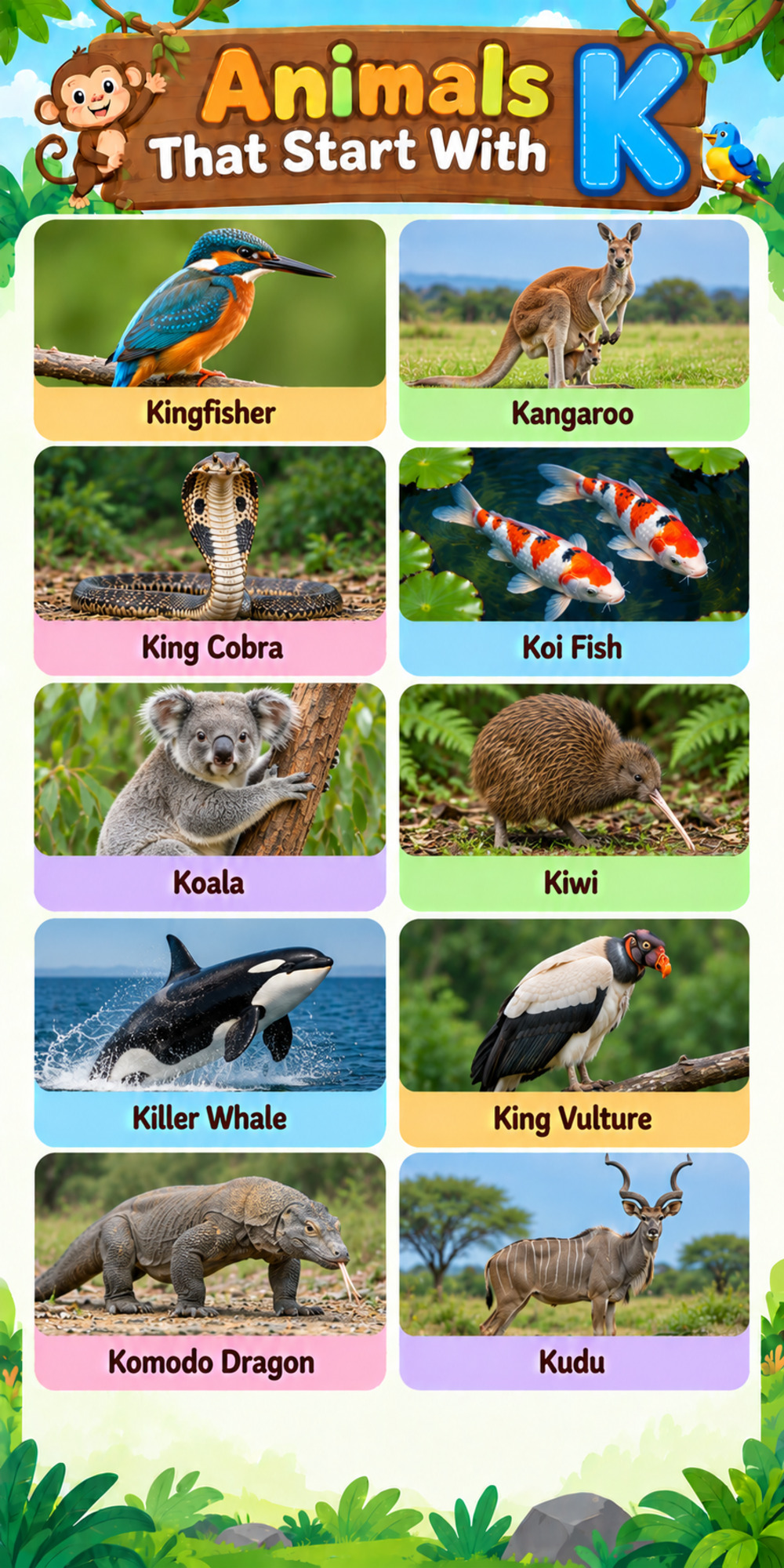 Animals That Start With K