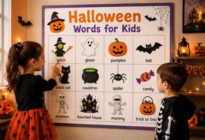 Halloween Words for Kids with Spooky Meanings