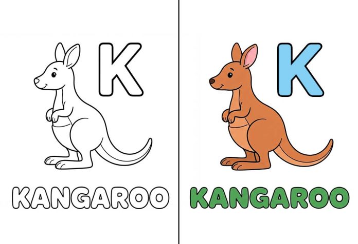 Letter K Coloring Pages – Free Printable Worksheets & Pictures