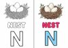 Letter N Coloring Pages – Free Printable Worksheets & Pictures Letter N Coloring Pages – Free Printable Worksheets & Pictures