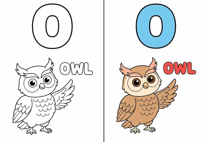 Letter O Coloring Pages – Free Printable Worksheets & Pictures