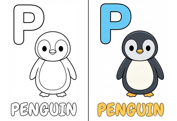 Letter P Coloring Pages – Free Printable Worksheets & Pictures