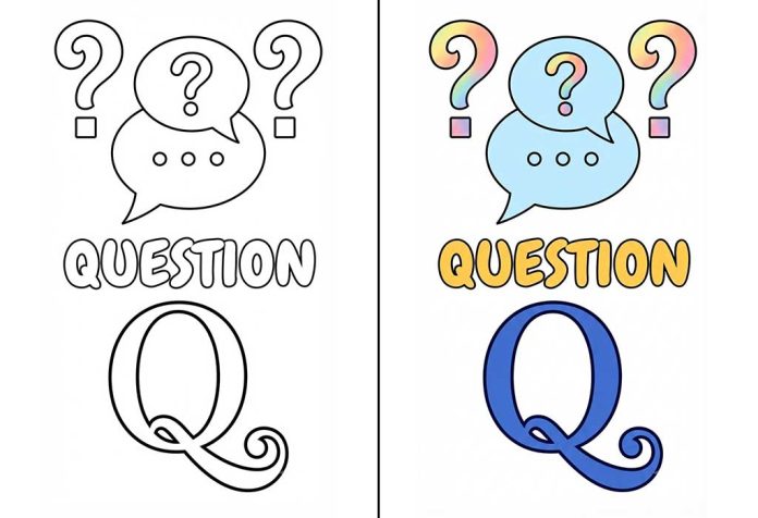 Letter Q Coloring Pages – Free Printable Worksheets & Pictures