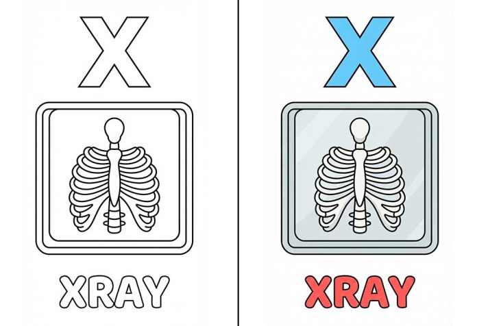 Letter X Coloring Pages – Free Printable Worksheets & Pictures