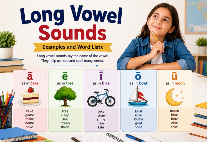 Long Vowel Sounds Examples and Word Lists