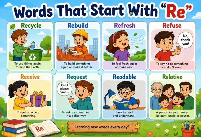 Words That Begin With Re