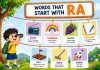 Words That Start With Ra: Word Lists & Meanings for Kids Words That Start With Ra