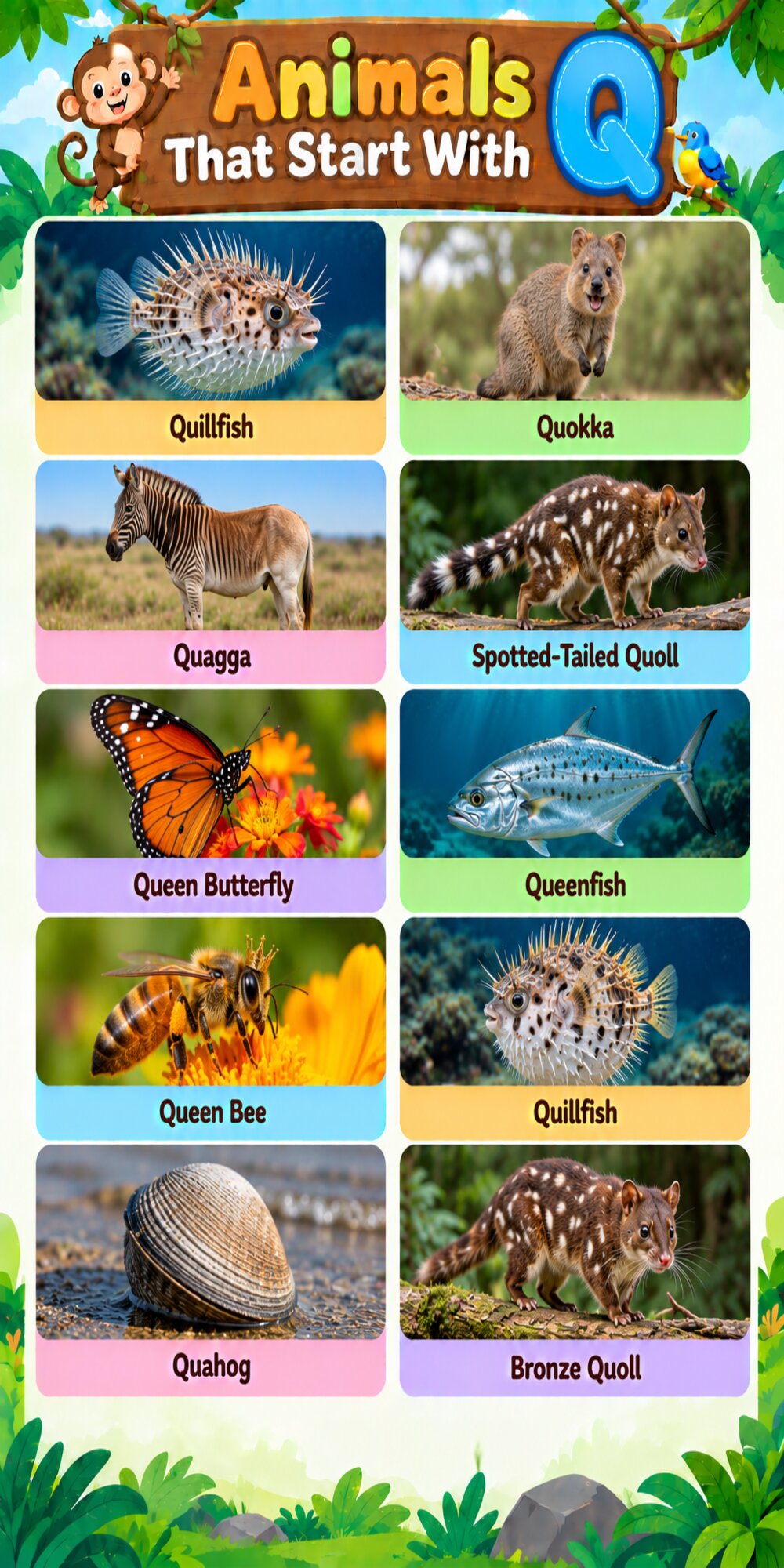 Animals That Start With Q
