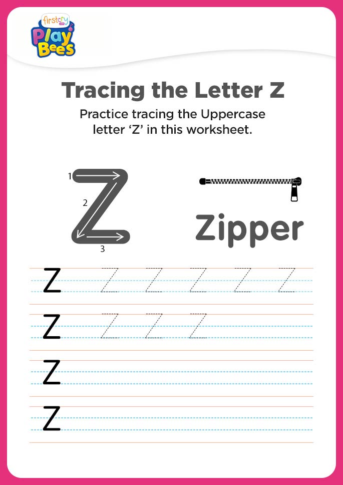 Capital Letter Z recognition worksheet