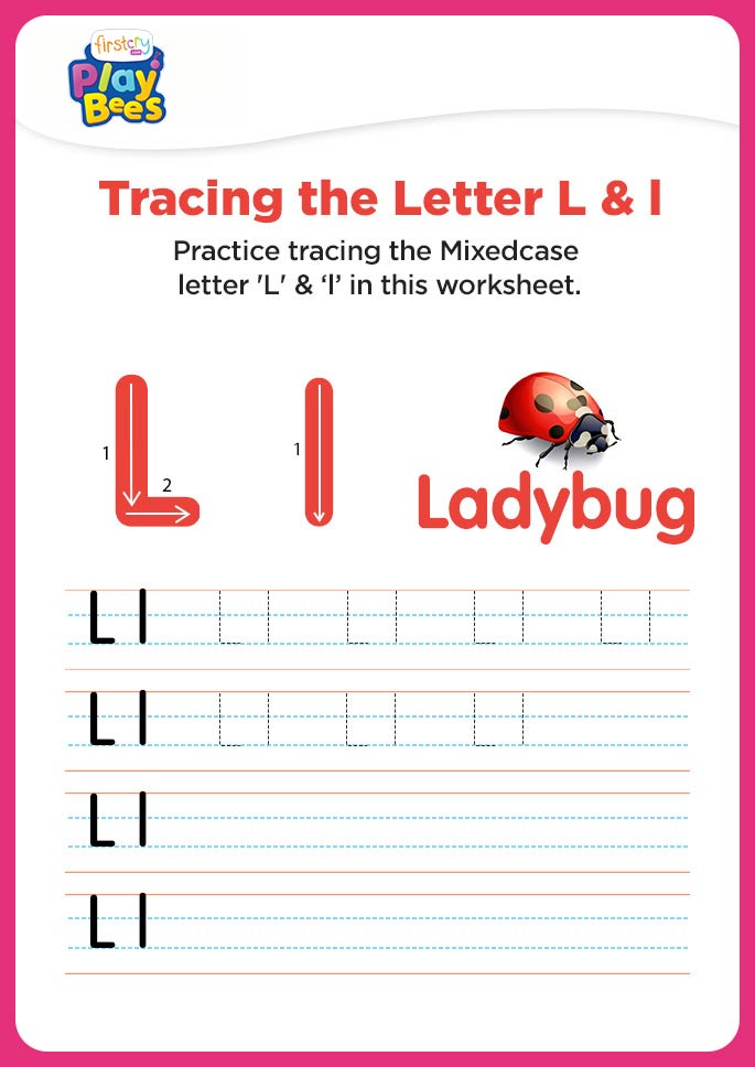 Capital and small Letter L worksheet