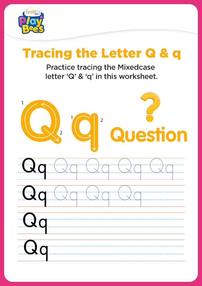Capital and small Letter Q worksheet