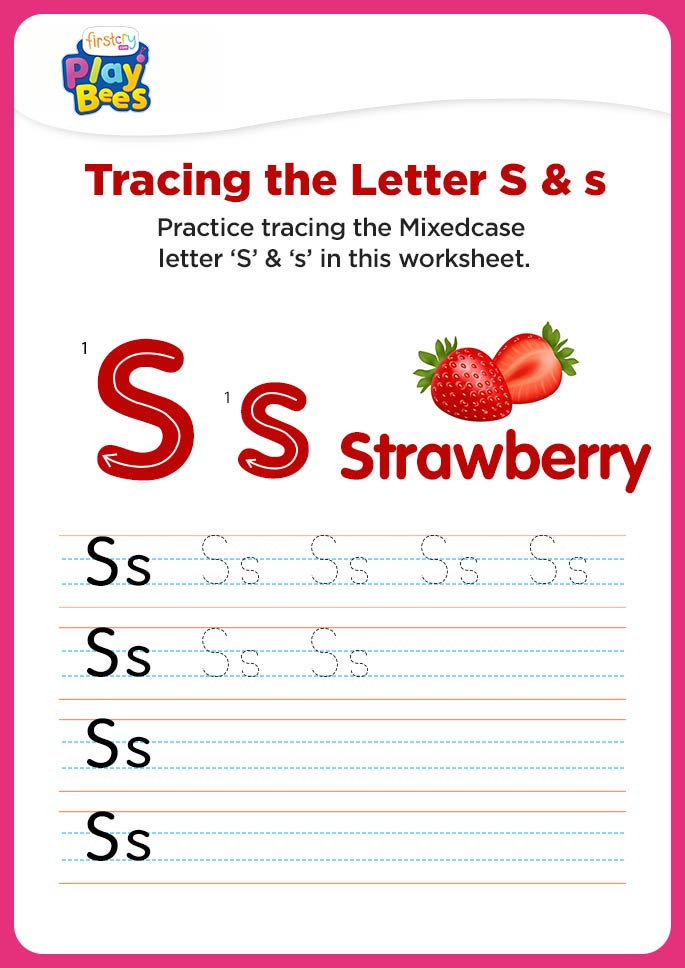 Capital and small Letter S worksheet