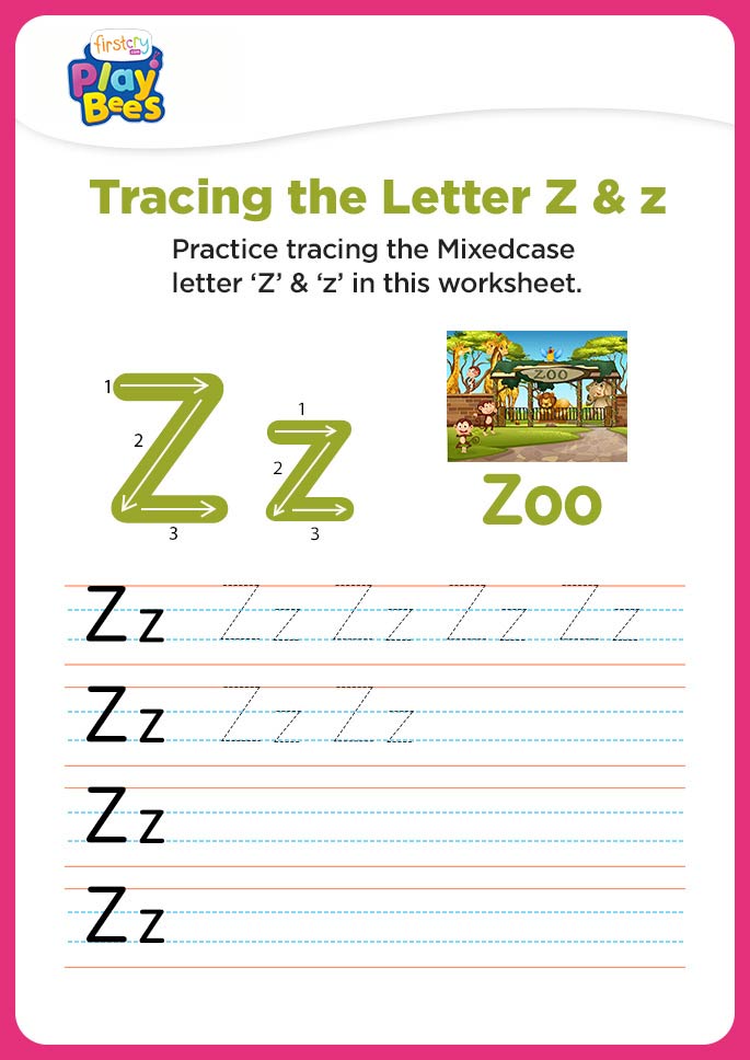 Capital and small Letter Z worksheet