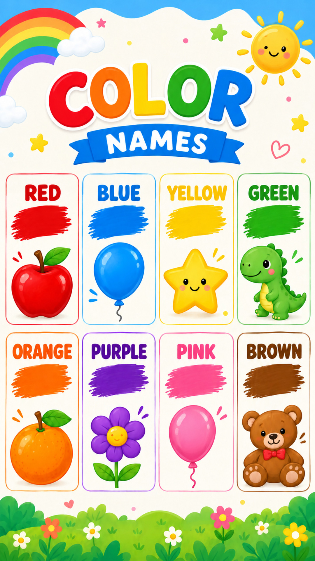 Colour Poster for Kids.
