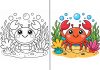 Crab Coloring Pages – Free Printable Worksheets & Pictures Crab Coloring Pages – Free Printable Worksheets & Pictures