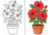 Hibiscus Coloring Pages – Free Printable Worksheets & Pictures Hibiscus Coloring Pages – Free Printable Worksheets & Pictures