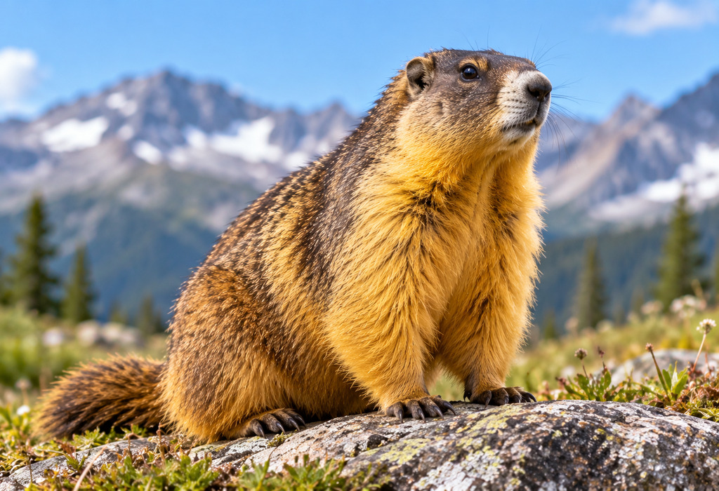 Yellow-Bellied Marmot Yellow-Bellied Marmot
