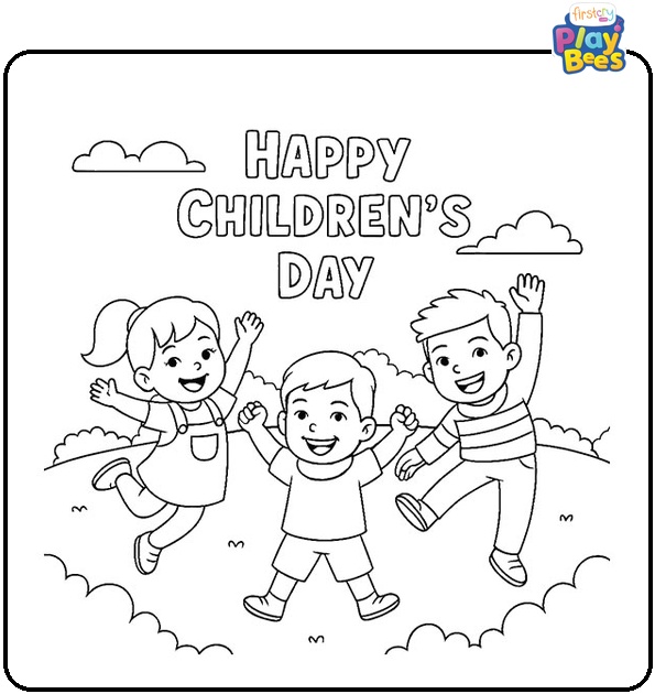 Childrens-Day-Coloring-Page Childrens-Day-Coloring-Page