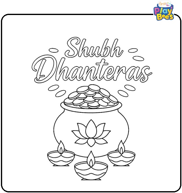 Dhanteras-Coloring-Page Dhanteras-Coloring-Page