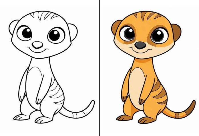 Meerkat Coloring Pages – Free Printable Worksheets & Pictures