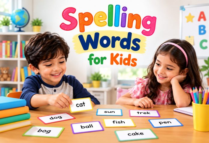 Spelling Words for Kids to Learn and Practice