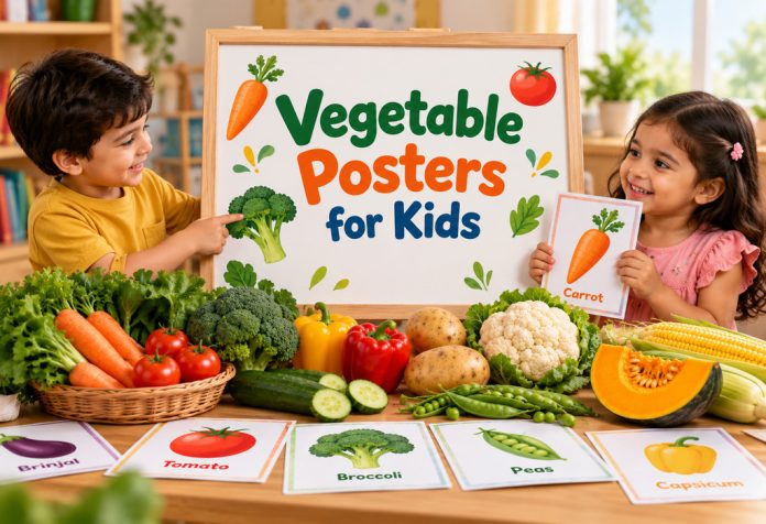 Vegetable Posters for Kids
