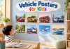 Vehicle Posters for Kids to Learn and Explore